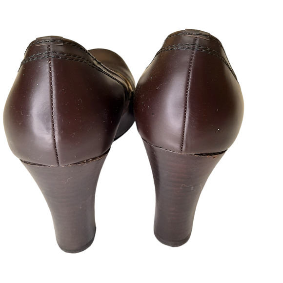 Michael Michael Kors| Leather Brown Pumps Size 8M - Picture 4 of 5